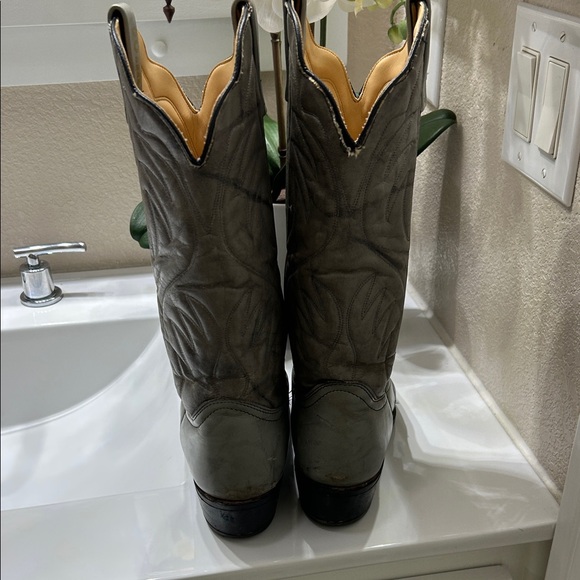 Durango Light Gray Western Boots - Picture 6 of 7